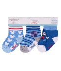 Calzino neonato Disney 7028 topolino 3 paia cielo