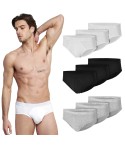 Slip uomo midi Biancaluna Kissimo WP202 cotone elasticizzato 3 pz