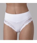 Culotta contenitiva Lovelygirl 1321 in cotone elasticizzato con pizzo