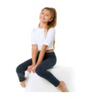 Leggings da bambina Jadea 342 invernale in cotone felpato caldissimo