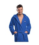 Accappatoio ufficiale Inter in spugna con cappuccio 100% cotone