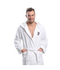 Accappatoio ufficiale Juventus in spugna con cappuccio 100% cotone