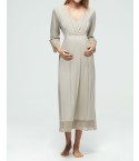 Camicia da notte lunga Admas 51352 in fibra di bamboo 