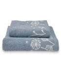 Vingi set asciugamani viso + ospite Aisha cotone