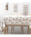 Tovaglia in cotone rose Alba Peonia Irge colore beige