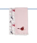 Strofinacci Vingi per cucina 100% cotone Alexandra uccellini 2 pz