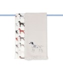 Strofinacci Vingi per cucina 100% cotone Alexandra cani 2 pz