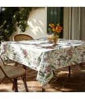 Tovaglia antimacchia con piante tropicali e fiori Vingi Giorgia dis. Garden