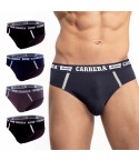 Slip uomo Carrera Dean con elastico logato 4 pezzi