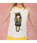 Camicia da notte bambina Santoro 51378 abitino cotone giallo