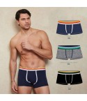 Boxer Navigare Uomo B21212Z elastico logato 3 pezzi 