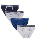 Slip moda uomo ragazzo rossoporpora us1453 assortiti 4 pezzi 