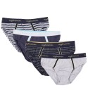 Slip moda uomo ragazzo Rossoporpora us1497 assortiti 4 pezzi 