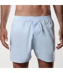 Boxer uomo Vela Europa in 100% cotone apertura 2 bottoni celeste