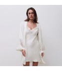 Vestaglia a kimono con inserti in pizzo Chantelle C17WV0