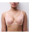 Reggiseno in pizzo zebrato con ferretto Chantelle C1ABM0