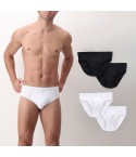Slip medio uomo Cagi 1821 in cotone Elasticizzato Goal Bipack 2pz