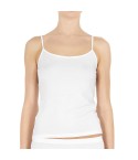 Canotta da donna spalla stretta Pompea easy in cotone elasticizzato 6 pezzi 