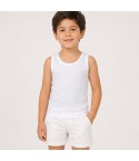 Canotta bambino spalla larga Snelly ub74c in cotone 