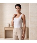 Canottiera donna puro cotone spalla larga Trevi 