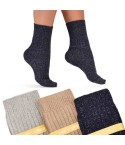 Calze corte assortite lana cashmere Prisco Cashlux 3 pezzi