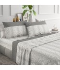 Completo letto Irge Ginevra Cassia 100% cotone leopardato