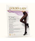 Collant microfibra nero Golden lady Tonic 50 den pack