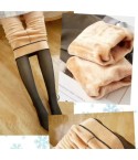 Collant termico interno felpato esterno effetto velato effetto caldi Meritex