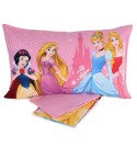 Completo letto set lenzuola cotone Principesse Disney 