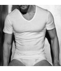 Maglie intime uomo Coveri et1101 cotone pettinato V 3 pezzi 