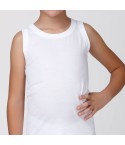 Canottiere bimbo cotone Enrico Coveri et4102 elasticizzo 3pz