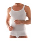 Canotta uomo spalla stretta Ciesseti 32002 costina in cotone 3 pz