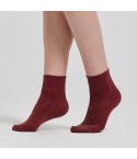 Calzino donna laminato oro taglio laser Pompea Quarzo 2 paia