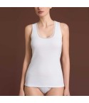 Canotta donna dettaglio in pizzo thermo cotton Ragno DM44A2
