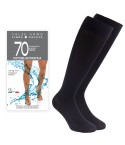 Calze uomo compressione graduata Cabifi Manon 70 den 