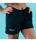 Pantaloncino donna corto cotone Superga SWS 22123 nero