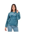 Pigiama donna invernale Kappa KWW23050 in pile