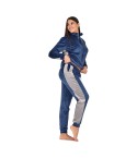 Pigiama donna Cippi 2313-W23 invernale stile tuta ciniglia