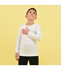Maglietta intima Brezze bambino caldo cotone manica lunga