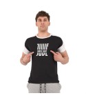 T-shirt maglia uomo girocollo 100% cotone ufficiale JUVENTUS nera