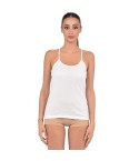Canotta donna spalla stretta Tiemme CC/6 100% cotone bordo raso