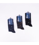 Calze lunghe uomo Enrico Coveri 248 cotone con ancora 3 paia Var.A