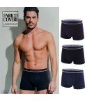 Boxer uomo Enrico Coveri EB1711 cotone assortito 3 pz. 