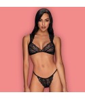 Sexy set bralette e panties Obsessive Elisetta pizzo 2 pz.