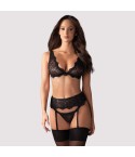 Sexy reggiseno reggicalze perizoma Obsessive emperita set