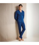 Pigiama Uomo cotone maglia aperta pois Enrico Coveri EP1180