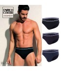 Slip uomo Enrico Coveri ES1711 cotone assortito 3 pz.