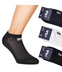 Calze Fila F1735 fantasmini uomo donna in cotone elasticizzato 3 paia