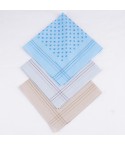 Set di 12 fazzoletti da naso a fantasia 100% cotone