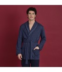 Giacca da camera uomo in cotone cimato Fascino 7306 Jeans